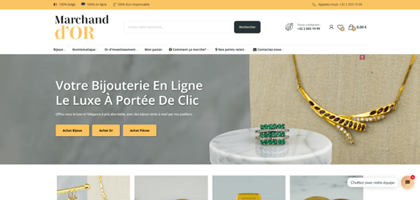 Aperçu du projet Marchandor