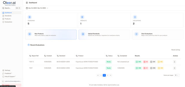 Aperçu du projet Qleer AI